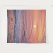 Sonnenschein über dem Meer Wandteppich (Vorderseite (Horizontal))