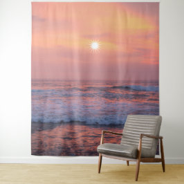 Sonnenschein über dem Meer Wandteppich