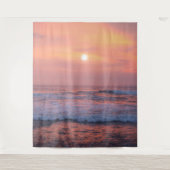 Sonnenschein über dem Meer Wandteppich (Vorderseite)