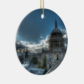 Sonnenschein über St Paul Kathedrale, London Keramik Ornament (Rechts)