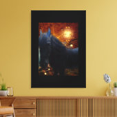 Sonnenschein - überwinterte Canvas Leinwanddruck (Insitu (Wohnzimmer))
