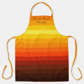 Sonnenschein und Erdsonne Farbenfrohe Hostess Schü Schürze (Vorderseite)