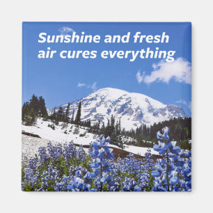 Sonnenschein und Frischluft Magnet