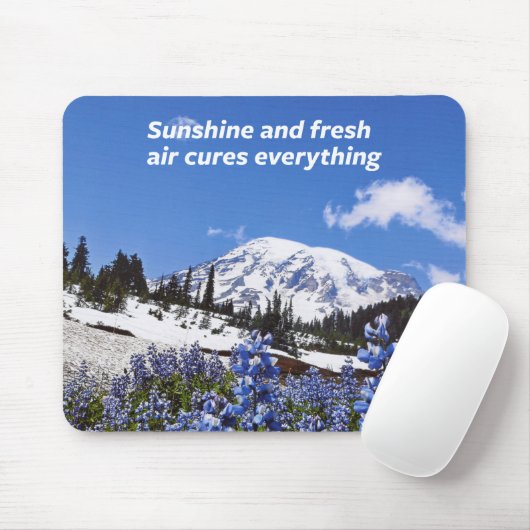 Sonnenschein und Frischluft Mousepad (Mit Mouse)