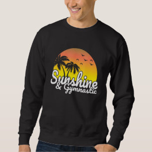 Sonnenschein und gymnastische Akrobatik zur Motiva Sweatshirt