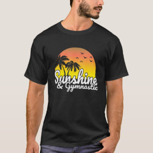 Sonnenschein und gymnastische Akrobatik zur Motiva T-Shirt