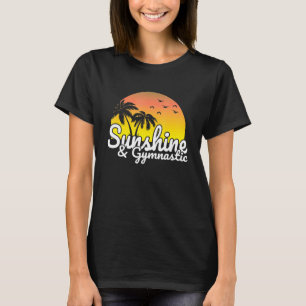 Sonnenschein und gymnastische Akrobatik zur Motiva T-Shirt