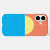 Sonnenschein und Haie Sommer Case-Mate iPhone Hülle (Rückseite (Horizontal))