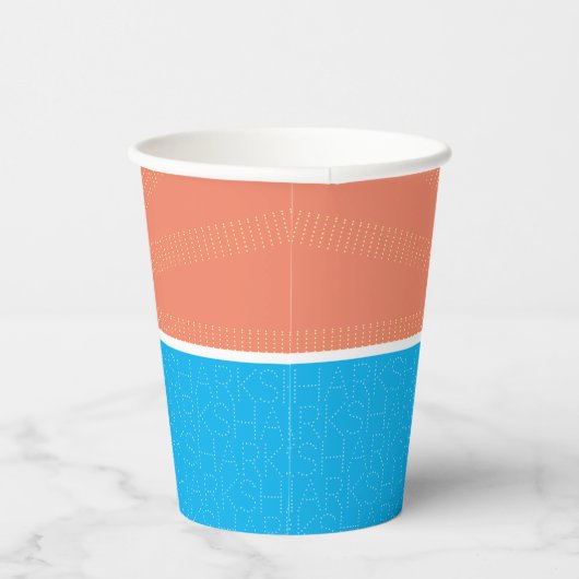 Sonnenschein und Haie Sommer Pappbecher (Rechts)