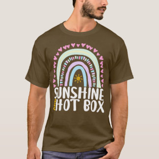 Sonnenschein und Hot Box Niedliches Regenbogengesc T-Shirt