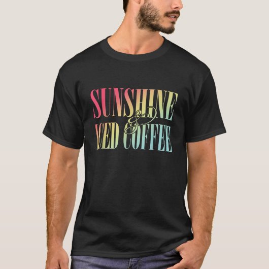 Sonnenschein und Iccicaffee Sommerkleidung T-Shirt (Vorderseite)