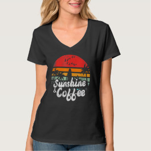 Sonnenschein und Kaffee Lustig Jamaica Rasta Regga T-Shirt