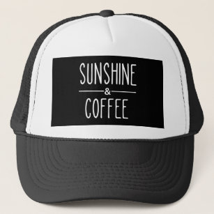 Sonnenschein und Kaffee Truckerkappe