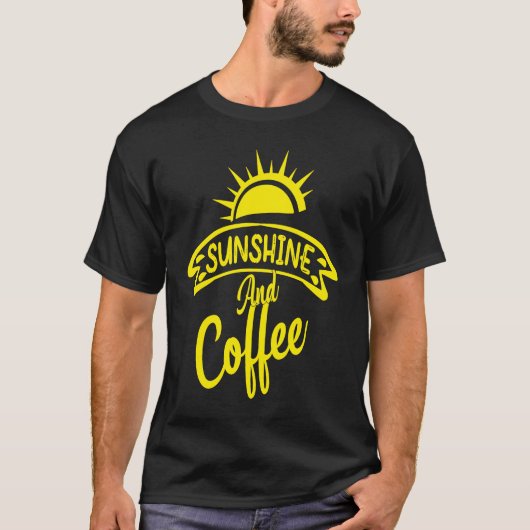 Sonnenschein und Kaffeetrinker Barista Espres T-Shirt (Vorderseite)