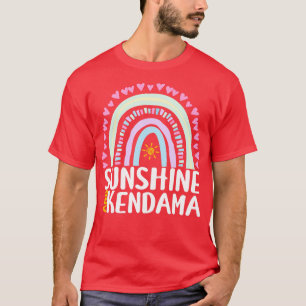 Sonnenschein und Kendama Niedliches Regenbogengesc T-Shirt