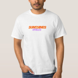 Sonnenschein und Lächeln Sommer T-Shirt