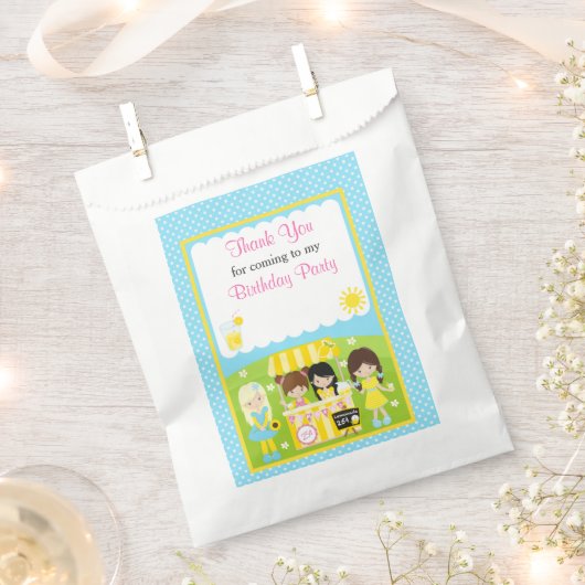 Sonnenschein und Lemonade Geschenktütchen (Ausgeschnitten)