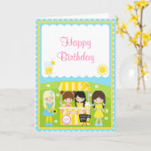 Sonnenschein und Lemonade zum Geburtstag Karte (Gelbe Blume)