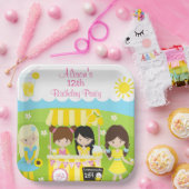 Sonnenschein und Lemonade zum Geburtstag Pappteller (Party)