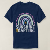 Sonnenschein und Niedlicher Regenbogen für Frauen T-Shirt (Design vorne)
