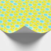 Sonnenschein und Punkte Geschenkpapier (Ecke)