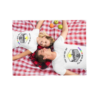 Sonnenschein und Regenbogen-Liebe T-Shirt