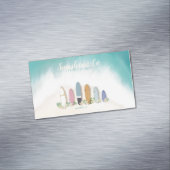 Sonnenschein und Sand Magnetische Visitenkarte (Beispiel)