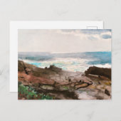 Sonnenschein und Schatten, Prout's Neck, schöne Ku Postkarte (Vorne/Hinten)