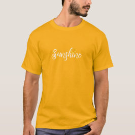 Sonnenschein und Sonnenblumen-T-Shirt T-Shirt
