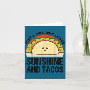 Sonnenschein und Taco Cinco de Mayo Fiesta mexikan Karte