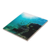 Sonnenschein und tropische Fische Fliese (Seite)