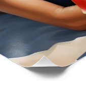 Sonnenschein und Wassermelone Poster (Ecke)
