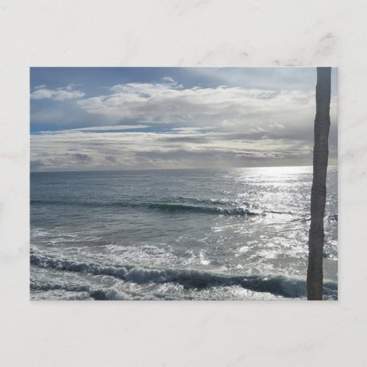 Sonnenschein und Wellen Postkarte (Vorderseite)