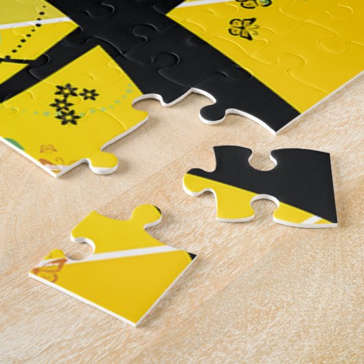 Sonnenschein und Whimsikaler Baum Puzzle (Seite)