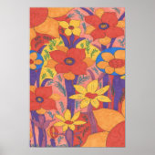 Sonnenschein und Wildblumen Art Poster drucken (Vorne)