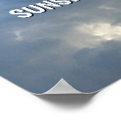 Sonnenschein und Wolken™-Plakat Poster (Ecke)