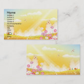 Sonnenschein-Visitenkarte Visitenkarte (Vorne/Hinten)