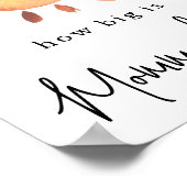 Sonnenschein Wie groß ist Mommys Bauch Poster (Ecke)