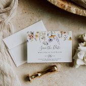 Sonnenschein-Wildblume im Herbst Horizontal Hochze Save The Date