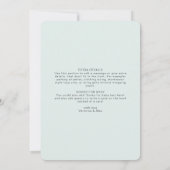 Sonnenschein-Wolken Geschlechtsneutrale Babydusche Einladung (Rückseite)