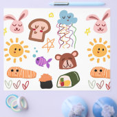 Sonnenschein, Wolken, Sterne, Bären, Bücher Flyer (Einzeln)