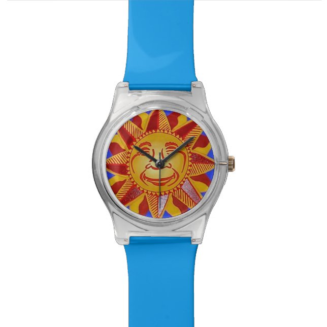Sonnenschein-Zeit Armbanduhr (Nahaufnahme)