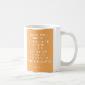 SONNENSCHEIN-ZITAT-TASSE - KAFFEETASSE