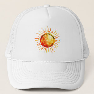 Sonnenschein-Zustand des Geistes, Sorgen zurückgel Truckerkappe