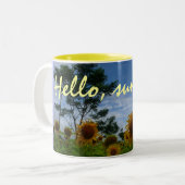 Sonnenschein Zweifarbige Tasse (Vorderseite Links)