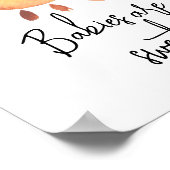 Sonnenscheinbabys sind süß poster (Ecke)