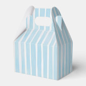 Sonnenscheinblaue Gingham-Geburtstagsfeier Geschenkschachtel (Rückseite)