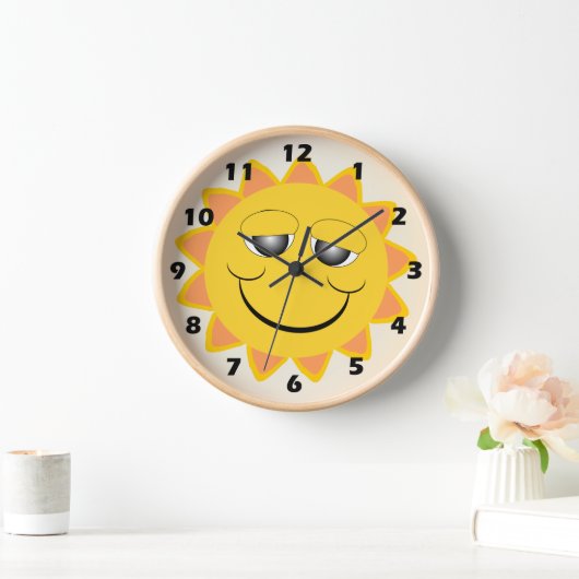 Sonnenscheindesign Uhr (Zuhause)