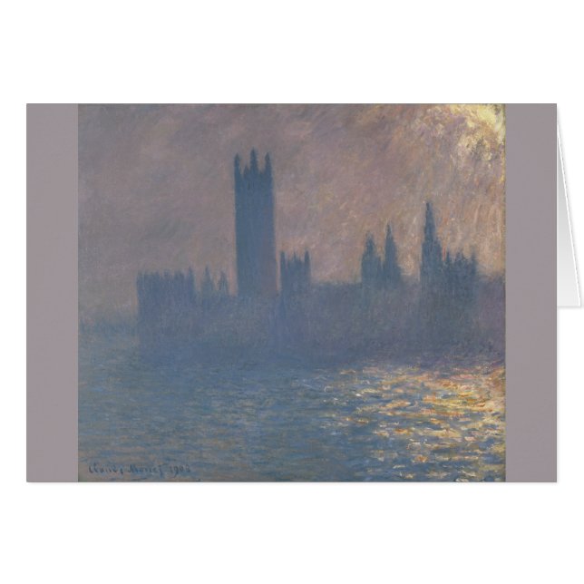 Sonnenscheineffekt des Parlaments durch Monet (Vorderseite (Horizontal))