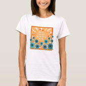 Sonnenscheinende Blume Phantastische Dinge treiben T-Shirt (Vorderseite)